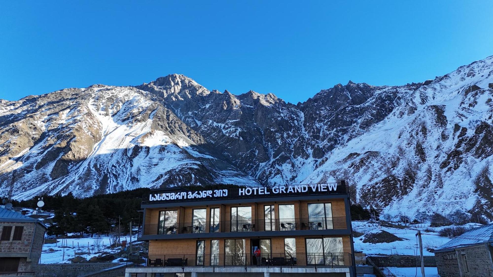 Kazbegi Hotel Grand View Exterior foto