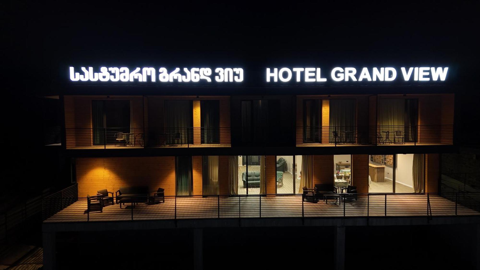 Kazbegi Hotel Grand View Exterior foto